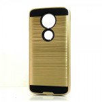 Wholesale Motorola Moto E5 Plus Armor Hybrid Case (Gold)